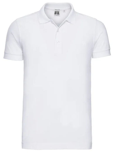 Russell Collection Russell Mens Fitted Stretch Polo 566M - - Customisable Polos