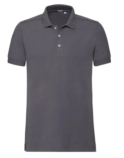 Russell Collection Russell Mens Fitted Stretch Polo 566M - - Customisable Polos