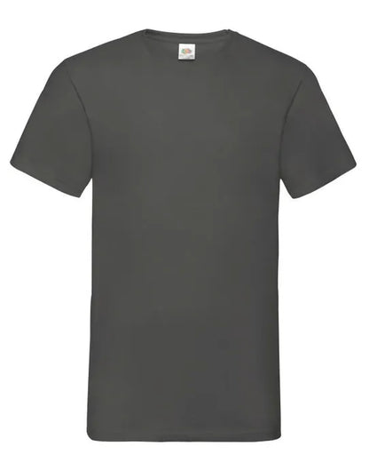 FOTL Mens Valueweight V-Neck T 61066 - Light Graphite - Customisable T-Shirt