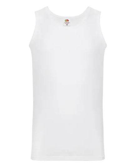 Mens Valueweight Athletic Vest 61098 - White - Customisable T-Shirt