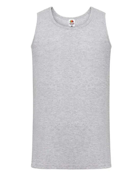 Mens Valueweight Athletic Vest 61098 - Heather Grey - Customisable T-Shirt