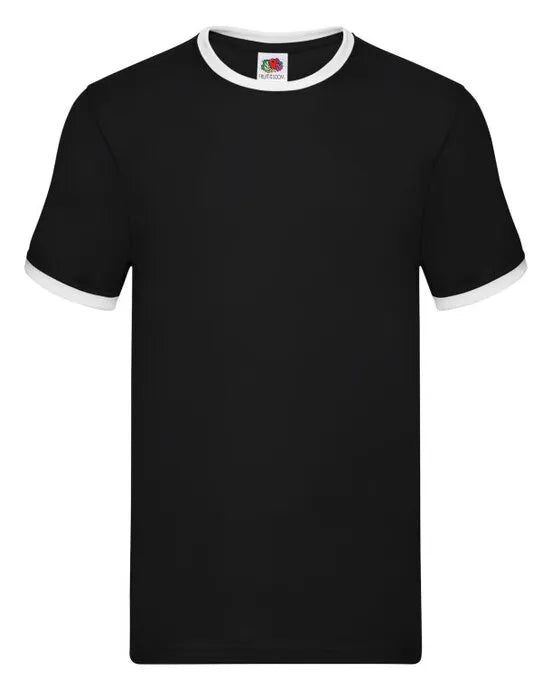 FOTL Mens Valueweight Ringer T 61168 - - Customisable T-Shirt