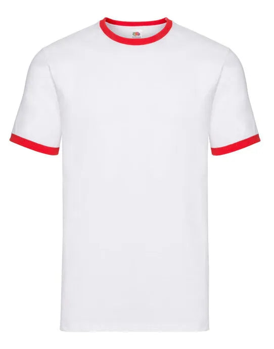 FOTL Mens Valueweight Ringer T 61168 - - Customisable T-Shirt