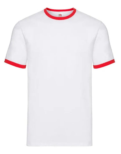 FOTL Mens Valueweight Ringer T 61168 - - Customisable T-Shirt