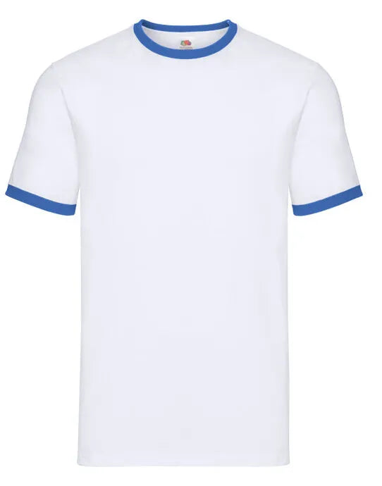 FOTL Mens Valueweight Ringer T 61168 - - Customisable T-Shirt