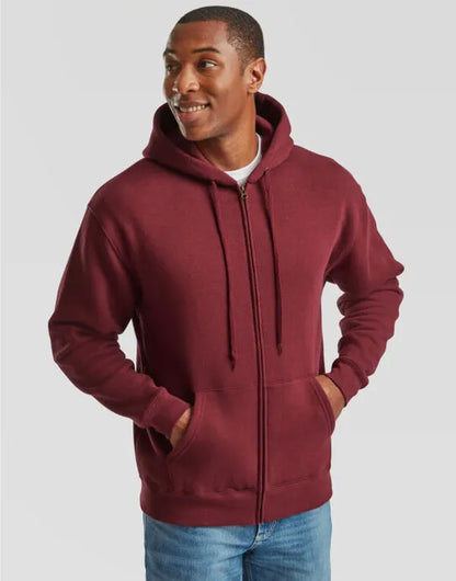 Mens Premium Hooded Sweat Jacket 62034 - - Customisable Sweatshirts