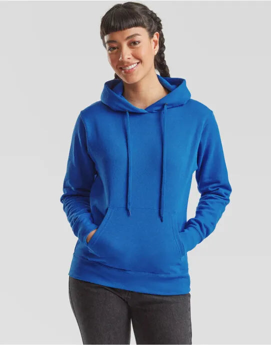 FOTL Ladies Classic Hooded Sweat 62038 - Royal - Customisable Sweatshirts