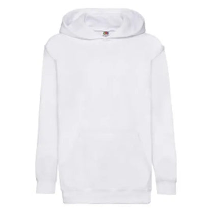 Kids Classic Hooded Sweat 62043 - White - Customisable Sweatshirts