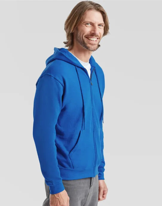 Mens Classic Hooded Sweat Jacket 62062 - - Customisable Jacket