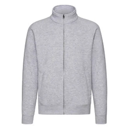 Mens Premium Sweat Jacket 62228 - Heather Grey M - Customisable Jacket