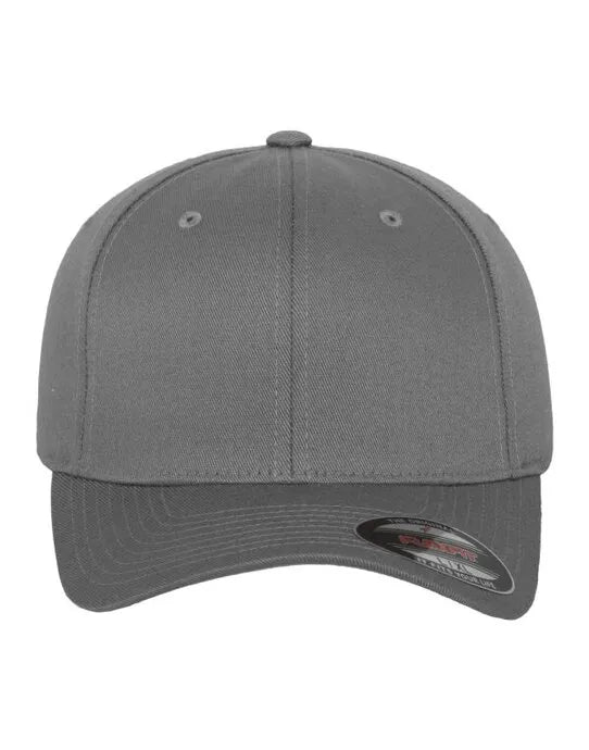 Flexfit By Yupoong Flexfit Wooly Combed Cap 6277 - Grey - Customisable Caps