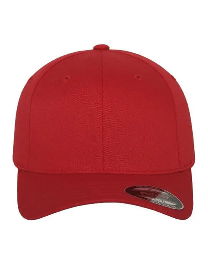 Flexfit By Yupoong Flexfit Wooly Combed Cap 6277 - Red - Customisable Caps