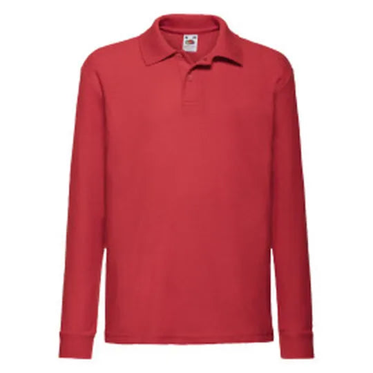 Kids 6535 Long Sleeve Polo 63201 - - Customisable Polos