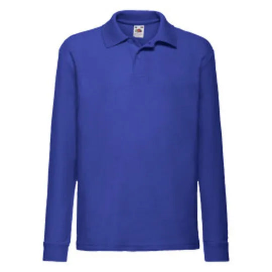 Kids 6535 Long Sleeve Polo 63201 - - Customisable Polos