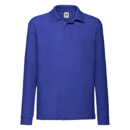 Kids 6535 Long Sleeve Polo 63201 - - Customisable Polos