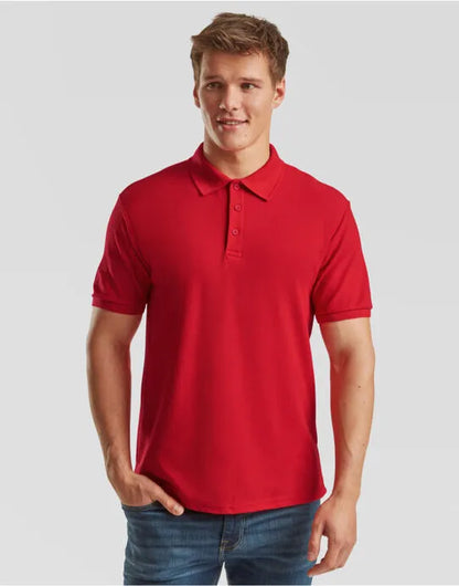 Mens 6535 Heavy Polo 63204 - Red - Customisable Polos