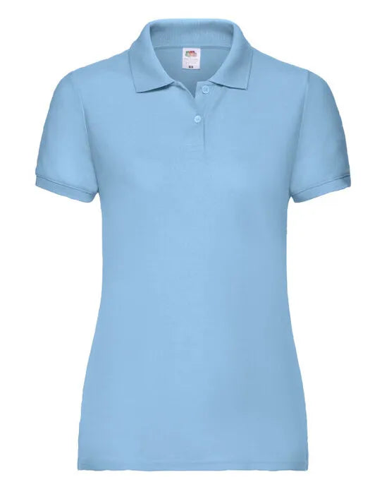 FOTL Ladies 65/35 Polo 63212 - Sky Blue - Customisable Polos