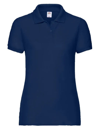 FOTL Ladies 65/35 Polo 63212 - Navy Blue - Customisable Polos