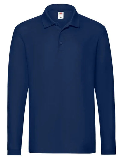 Mens Premium Long Sleeve Polo 63310 - - Customisable Polos