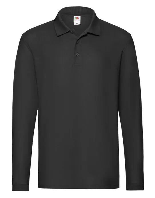 Mens Premium Long Sleeve Polo 63310 - - Customisable Polos