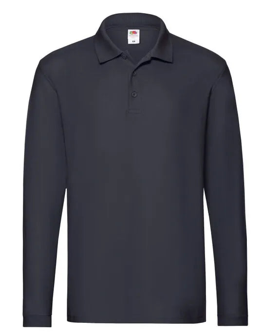 Mens Premium Long Sleeve Polo 63310 - - Customisable Polos