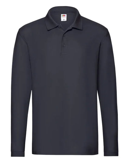 Mens Premium Long Sleeve Polo 63310 - - Customisable Polos