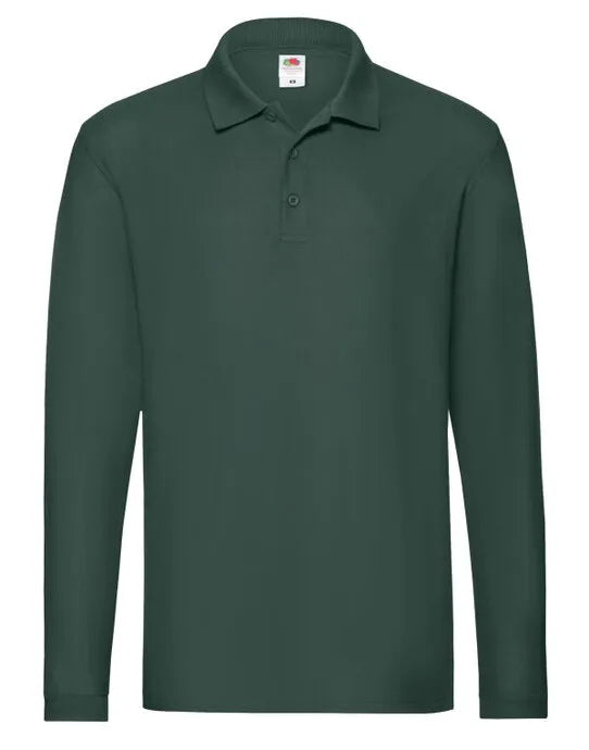 Mens Premium Long Sleeve Polo 63310 - - Customisable Polos