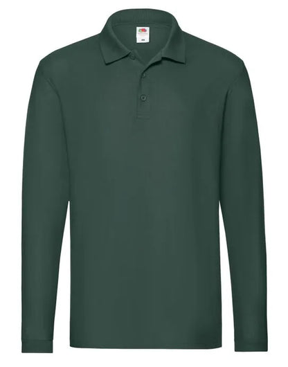 Mens Premium Long Sleeve Polo 63310 - - Customisable Polos