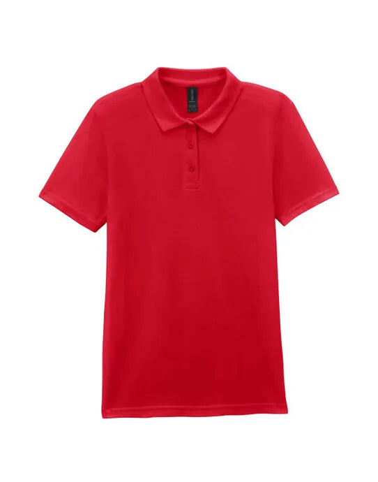 Gildan Sstyle Ladies Double Pique Polo 64800L - - Customisable Polos