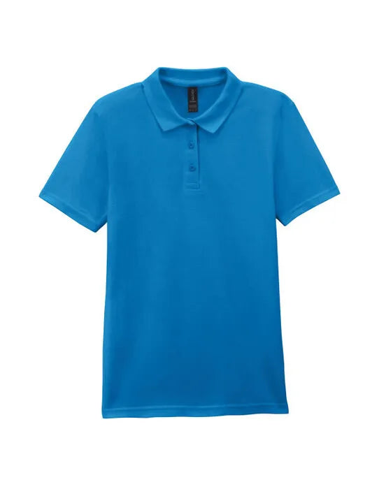Gildan Sstyle Ladies Double Pique Polo 64800L - - Customisable Polos