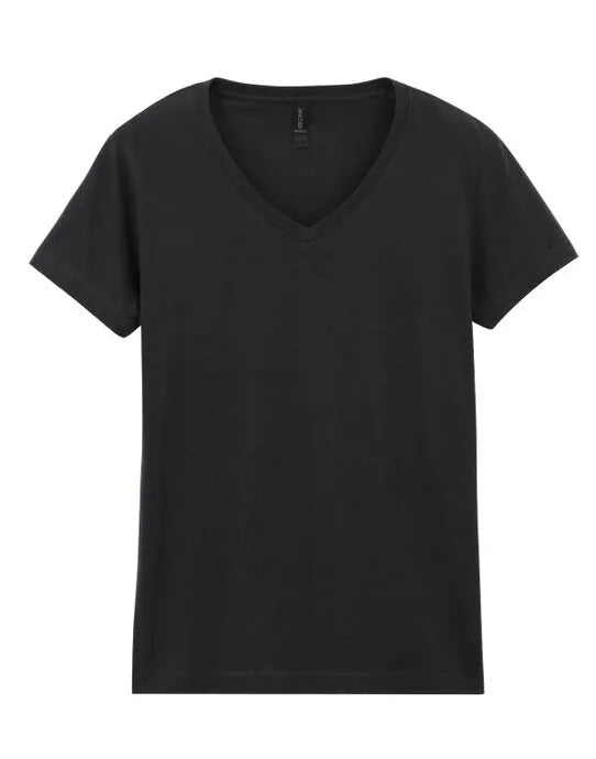 Gildan Softstyle Ladies V-Neck T-Shirt 64v00l - - Customisable T-Shirt