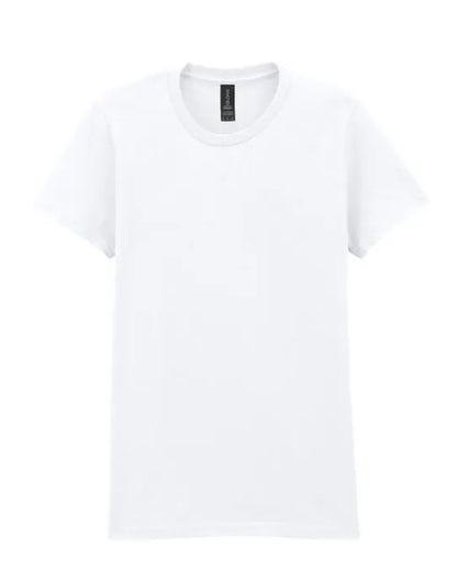 Gildan Softstyle Women’s Midweight T-Shirt 65000L - White 2XL - Customisable Shirts
