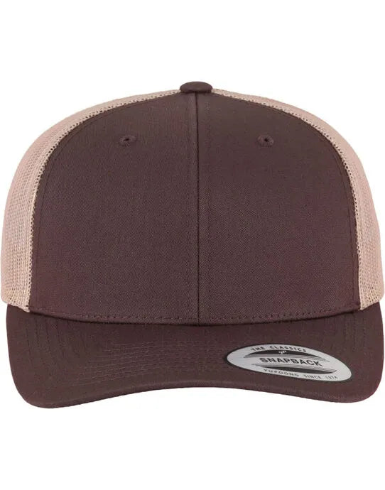 Flexfit By Yupoong Flexfit Retro Trucker Two Tone Cap 6606t - - Customisable Caps