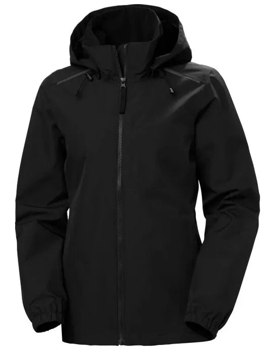 Helly Hansen W Manchester 2.0 Shell Jacket 71262 - Black XS - Customisable Jacket