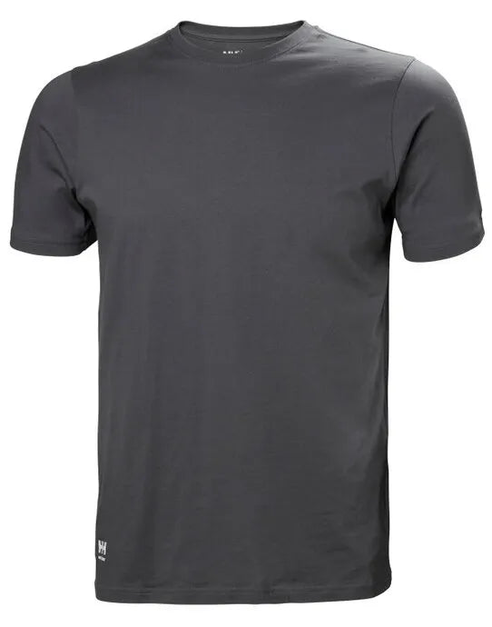Helly Hansen Manchester Tee 79161 - Dark Grey L - Customisable T-Shirt