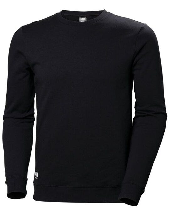 Helly Hansen Classic 2.0 Sweatshirt - 79400 - Black - Customisable Mens Sweatshirts &amp; Hoodies