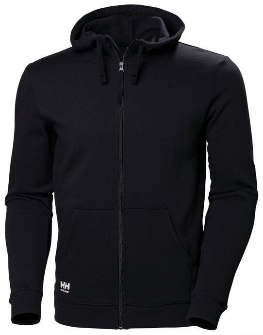 Helly Hansen Classic 2.0 Zip Hoodie - 79404 - Black - Customisable Mens Sweatshirts &amp; Hoodies
