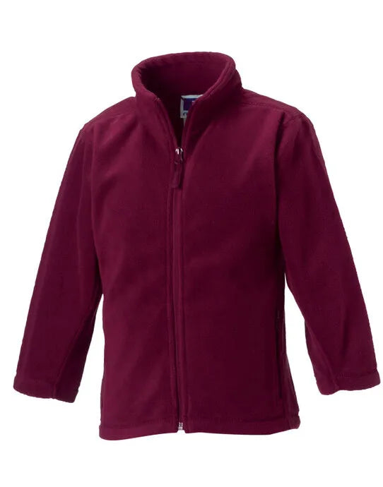 Russell Kids Full Zip Outdoor Fleece 8700B - - Customisable Fleece