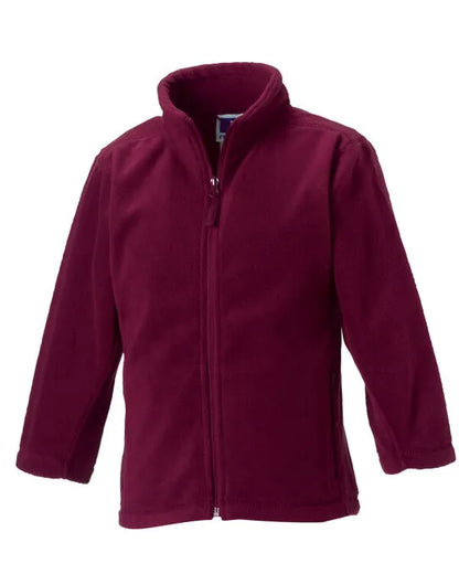 Russell Kids Full Zip Outdoor Fleece 8700B - - Customisable Fleece