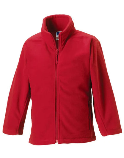 Russell Kids Full Zip Outdoor Fleece 8700B - - Customisable Fleece