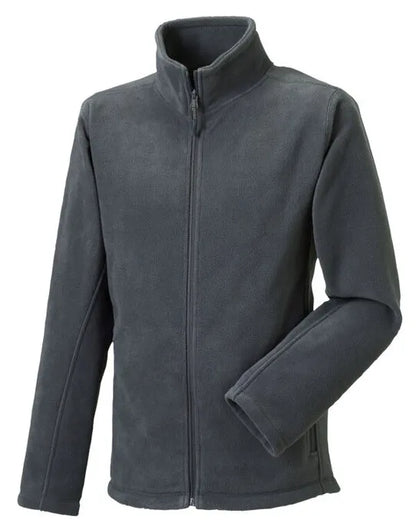 Russell Mens Full Zip Outdoor Fleece 8700M - - Customisable Fleece