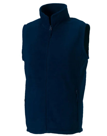 Russell Mens Outdoor Fleece Gilet 8720M - - Customisable Bodywarmers