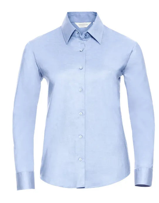 Russell Collection Lady LS Tailor Oxford 932F - - Customisable Shirts