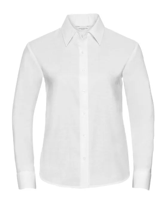 Russell Collection Lady LS Tailor Oxford 932F - - Customisable Shirts