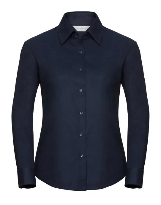 Russell Collection Lady LS Tailor Oxford 932F - - Customisable Shirts