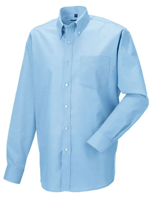 Russell Collection Men LS Classic Oxford 932M - - Customisable Shirts