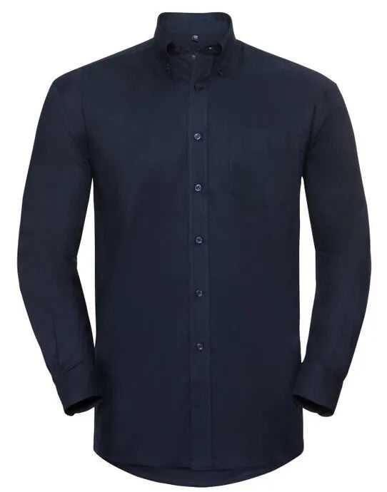 Russell Collection Men LS Classic Oxford 932M - - Customisable Shirts