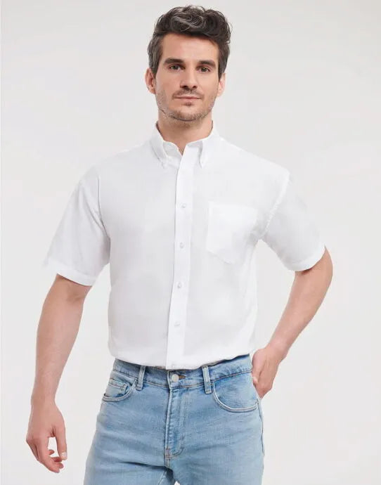 Russell Collection Men SS Classic Oxford 933M - - Customisable Shirts