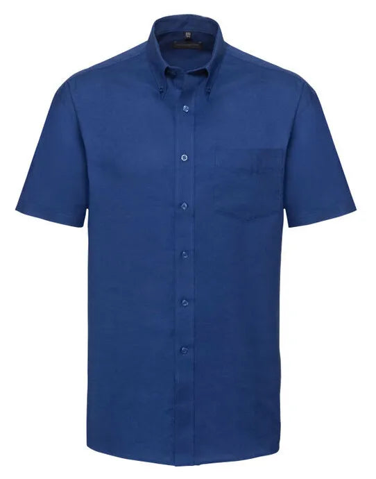 Russell Collection Men SS Classic Oxford 933M - - Customisable Shirts