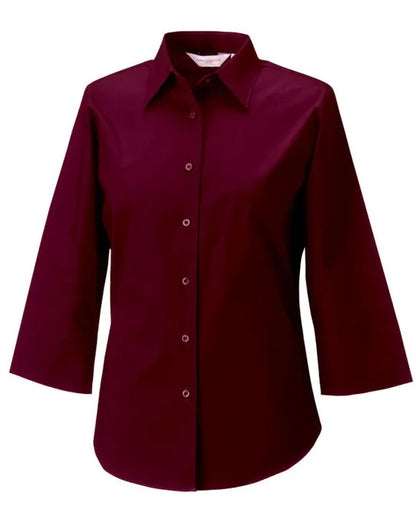 Russell Collection Lady 3/4 Stretch Shrt 946F - - Customisable Shirts